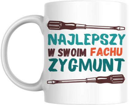 Kubek Najlepszy w swoim fachu z dowolnym imieniem
