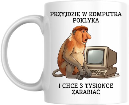 Kubek Przyjdzie w komputra poklyka