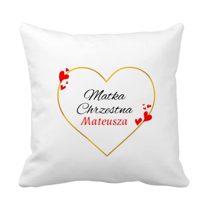 Poduszka Matka Chrzestna z dowolnym imieniem