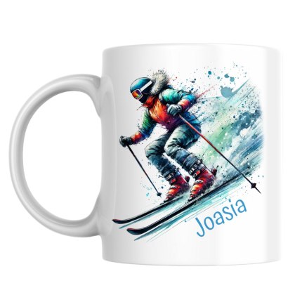 Kubek Narciarz z dowolnym imieniem