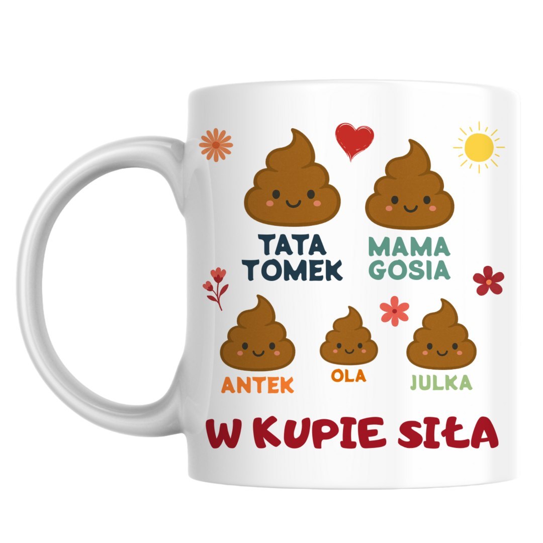 Kubek Rodzina w kupie siła