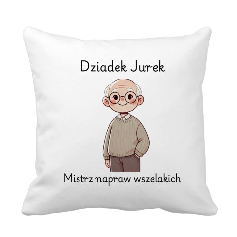 Poduszka Mistrz napraw wszelakich z dowolnym imieniem