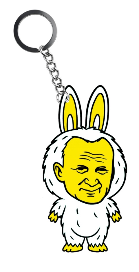 Brelok Lapapa jak Bubu Biały Yeti