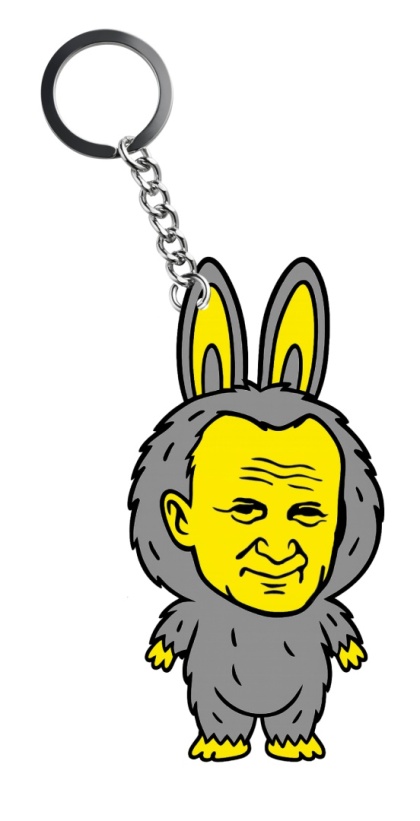 Brelok Lapapa Breloczek Jan Paweł II 2137 szary