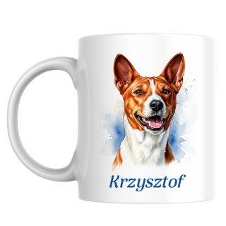 Kubek Basenji z dowolnym imieniem