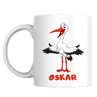 Kubek Bocian z dowolnym imieniem