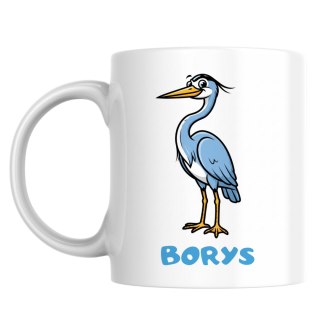 Kubek Czapla z dowolnym imieniem