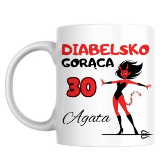 Kubek Diabelsko gorąca 30 dowolne imię i wiek
