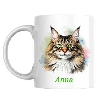 Kubek Kot norweski leśny z dowolnym imieniem