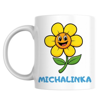 Kubek Kwiatek z dowolnym imieniem