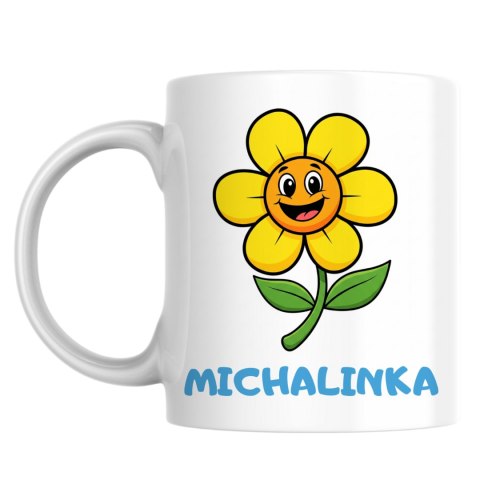 Kubek Kwiatek z dowolnym imieniem