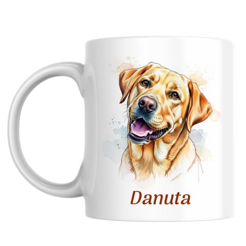 Kubek Labrador z dowolnym imieniem