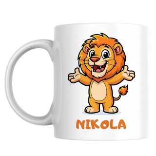 Kubek Lew z dowolnym imieniem