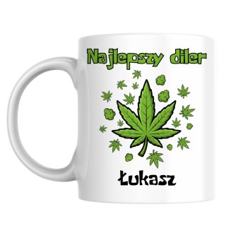 Kubek Najlepszy diler z dowolnym imieniem