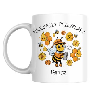 Kubek Najlepszy pszczelarz z dowolnym imieniem