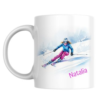 Kubek Narciarka z dowolnym imieniem