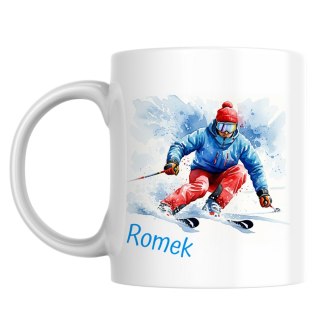 Kubek Narciarz z dowolnym imieniem