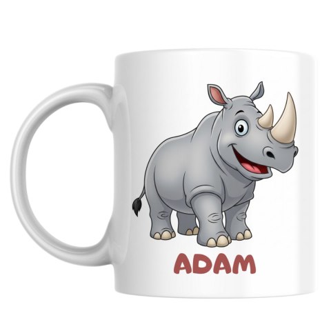 Kubek Nosorożec z dowolnym imieniem