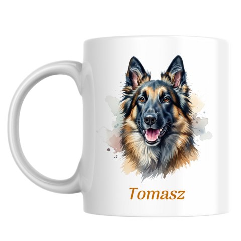 Kubek Owczarek niemiecki z dowolnym imieniem