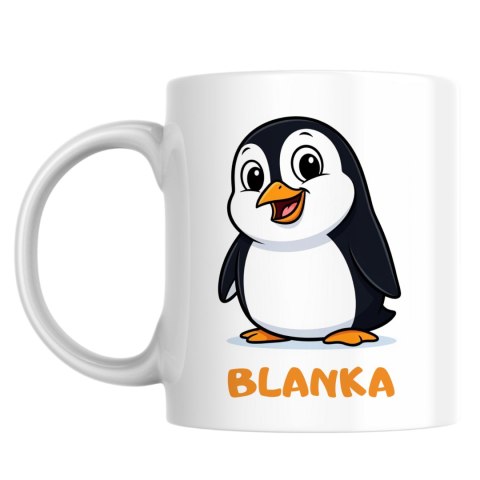 Kubek Pingwin z dowolnym imieniem