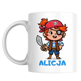 Kubek Pirat-dziewczyna z dowolnym imieniem
