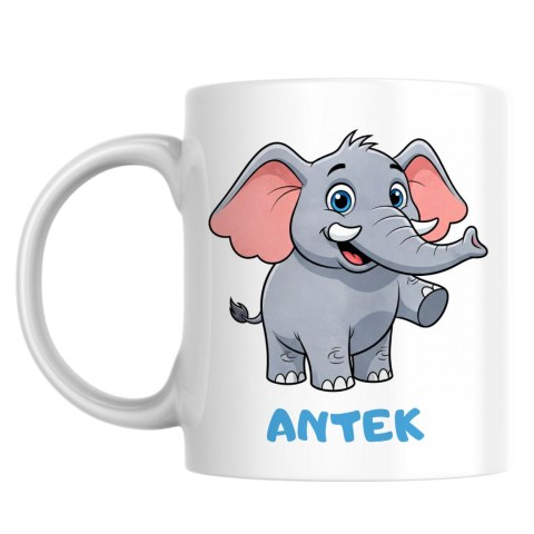Kubek Słoń z dowolnym imieniem