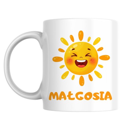 Kubek Słońce z dowolnym imieniem