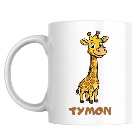 Kubek Żyrafa z dowolnym imieniem