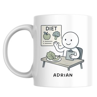 Kubek dla dietetyka z dowolnym imieniem