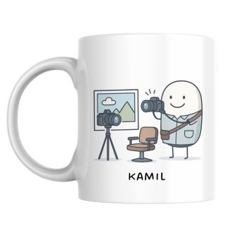 Kubek dla fotografa z dowolnym imieniem