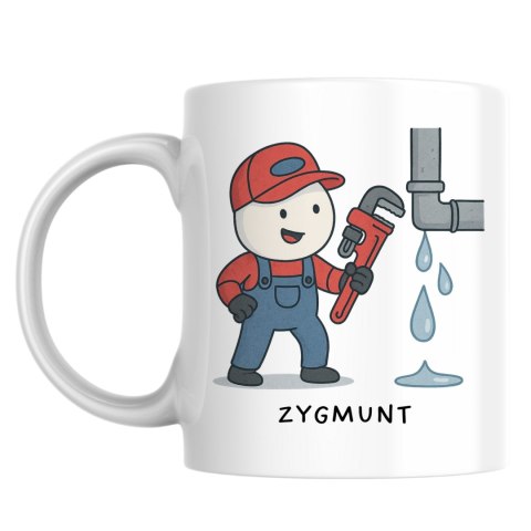 Kubek dla hydraulika z dowolnym imieniem