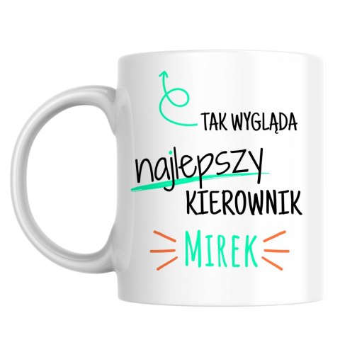 Kubek dla kierownika z dowolnym imieniem