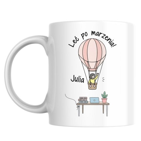 Kubek dla koleżanki z okazji odejścia z pracy z dowolnym imieniem