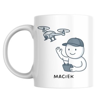 Kubek dla operatora dronów z dowolnym imieniem