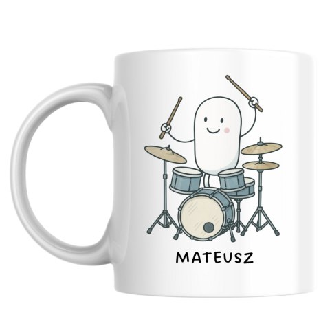 Kubek dla perkusisty z dowolnym imieniem