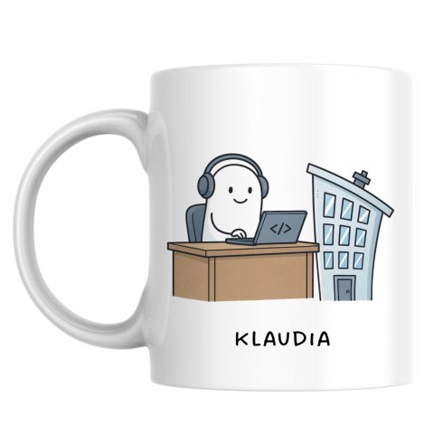Kubek dla pracownika biurowego z dowolnym imieniem