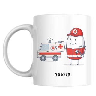 Kubek dla ratownika medycznego z dowolnym imieniem
