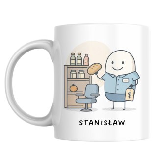 Kubek dla sprzedawcy z dowolnym imieniem