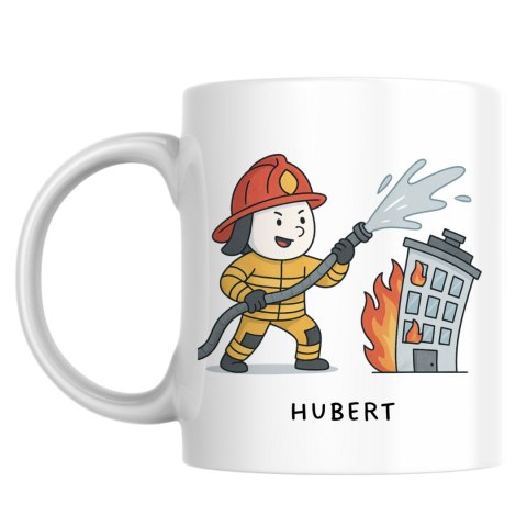 Kubek dla strażaka z dowolnym imieniem