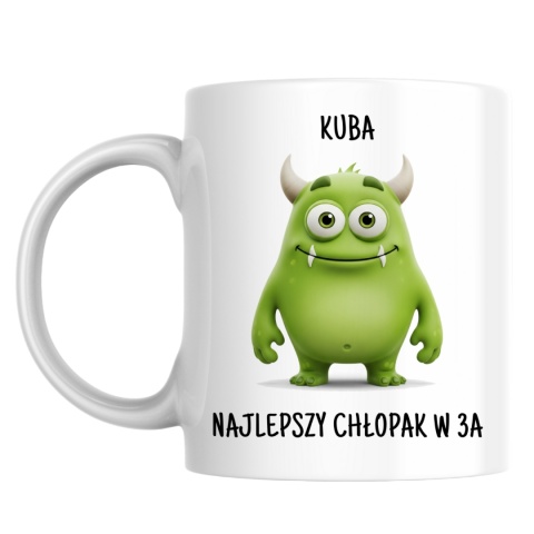 Kubek najlepszy chłopak prezent na klasowy dzień chłopaka