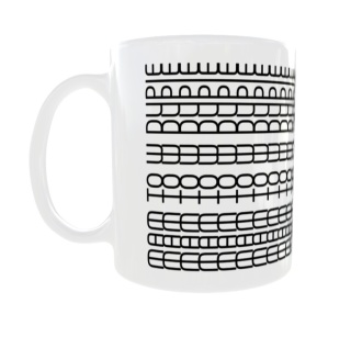 Kubek z ukrytym napisem Mam to w d*pie