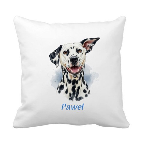 Poduszka Dalmatyńczyk z dowolnym imieniem