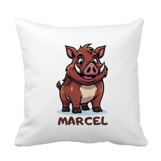 Poduszka Dzik z dowolnym imieniem