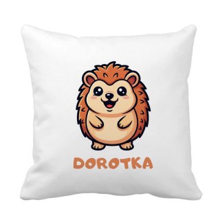 Poduszka Jeż z dowolnym imieniem