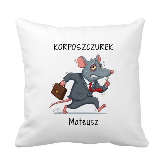 Poduszka Korposzczurek z dowolnym imieniem