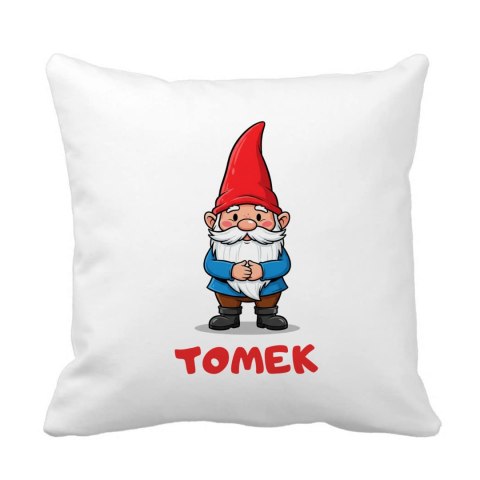 Poduszka Krasnal z dowolnym imieniem