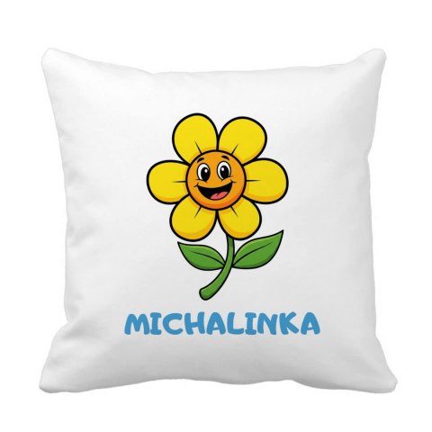 Poduszka Kwiatek z dowolnym imieniem
