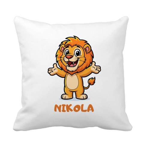 Poduszka Lew z dowolnym imieniem