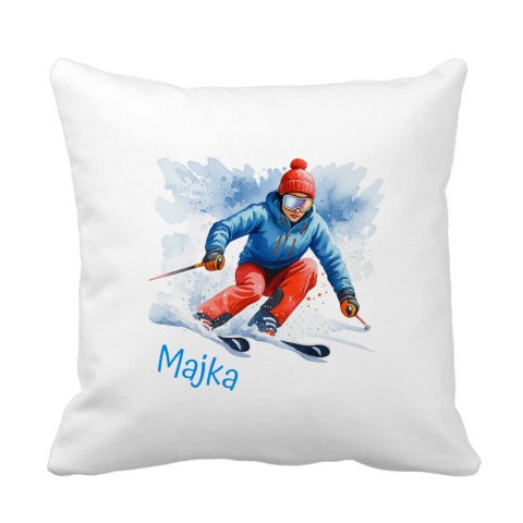Poduszka Narciarka z dowolnym imieniem
