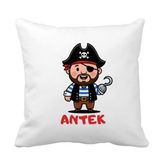 Poduszka Pirat z dowolnym imieniem